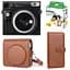 Подарунковий набір камера Fujifilm Instax Square SQ40 Фотопапір 20 шт, Чохол Фотоальбом 80 фото коричневий - мініатюра 1