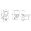 Унитаз-компакт Cersanit City Clean On 011 K35-038 с сидением Soft Close Slim - миниатюра 2