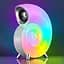 Акумуляторний нічник G-Smart N70 RGB з годинником та Bluetooth колонкою (Білий) - мініатюра 6