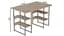Комп'ютерний стіл Ferrum-decor Карен 75x120x60 сірий ДСП Дуб Сан-Марино 16мм (FRD-102421) - мініатюра 1