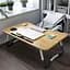 Складной столик подставка для ноутбука в кровать Laptop table с подстаканником в ассортименте - миниатюра 11
