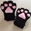 Косплей Перчатки Лапы Кошки Чёрные Cosplay Cat Paws Gloves Black P CCPGB - миниатюра 2