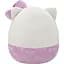 М'яка іграшка Squishmallows Hello Kitty Хеллоу Кітті в пурпуровому 20 см (SQSN00499) - мініатюра 5
