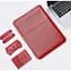 Чехол-конверт DK Leather 4в1 Envelope Kit для Apple MacBook Pro 15" 2016-2019 (A1707/A1990) (09683) red - миниатюра 2