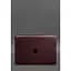 Шкіряний чохол для BlankNote Crazy Horse MacBook 14 дюймів Бордовий - мініатюра 6