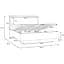 Кровать Forte Meble Penkridge с подъемником 160x200 - миниатюра 8