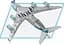 Конструктор Самолет Boeing 747 Air Force One COBI 26610 - миниатюра 7