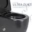Унітаз підлоговий Qtap Robin Ultra Quiet з сидінням Slim Duroplast/ Soft-close/ Quick Release QT13226083AMB - мініатюра 4