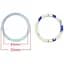 Стальная пластина DK для MagSafe Ring Letter на скотче (Кольцо О / white) - мініатюра 2