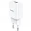 Мережевий зарядний пристрій Hoco N9 1USB 2.1A White+ USB Cable Lightning - мініатюра 1