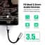 Перехідник USB Type-C для 3.5 mm Ugreen AV161 з DAC chip аудіоадаптер для навушників Space Grey (80154) - мініатюра 6