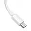 Кабель Baseus Simple Wisdom Data Cable Kit Cable USB to Micro 2.1A (2шт.) 1.5m TZCAMZJ-02 White - миниатюра 3