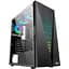 2E Gaming Корпус Galaxy G2055, без БЖ, 1xUSB 3.0, 2xUSB 2.0, 3x120mm ARGB, ARGB strip, TG Side Panel, ATX, чорний - мініатюра 1