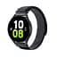 Ремінець для Samsung Gear S3 Classic - чорно-жовтогарячий Watchbands NormalCloth ширина кріплення 22мм нейлоновий (W21-6WB23211721) - мініатюра 3