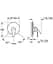 Змішувач для душу Grohe Eurosmart 194512433, Чорний матовий - мініатюра 5