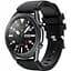 Силіконовий браслет L 22мм Lero для Samsung Gear S3 Frontier - чорний (WB753365) - мініатюра 1