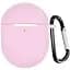 Чехол-накладка DK Silicone Candy Friendly с карабином для Xiaomi Redmi Buds 4 (pink) - миниатюра 1
