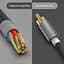 Аудіокабель Cubilux USB — RCA з 384 кГц/24-бітним ЦАП, USB A Male to 2 Male RCA Stereo AUX Cord, 2RCA Auxillary Cable - мініатюра 2