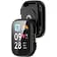 Чехол-накладка DK Пластик Gloss Glass Full Cover для Xiaomi Redmi Watch 3 Active / 3 Lite (black) - миниатюра 2