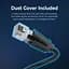 Патч-корд 1м, S/FTP cat 8 RJ-45 black Vention (IKKBF) - мініатюра 8