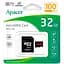 Карта пам'яті MicroSDHC 32GB UHS-I Class 10 Apacer + SD adapter (AP32GMCSH10UB-R) - мініатюра 2