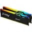 Модуль памяти DDR5 Kingston FURY Beast 2x8GB 5600 MHz RGB Black (KF556C36BBEAK2-16) [156597] - миниатюра 1