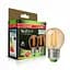 Лампочка Eurolamp LED G45 5W 530 Lm E27 3000K deco 2шт (MLP-LED-G45-05273(Amber)) - мініатюра 1