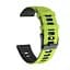 Браслет Rage для Samsung Gear Sport - зелено-чорний ширина кріплення 20мм силікон Watchbands (W38-0WB31745128) - мініатюра 2