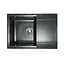 Кухонная мойка Adamant HORIZON MEDIUM графит 700x500x230 мм, с крылом 70 см - миниатюра 2