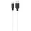 Кабель Hoco X21 Plus Silicone charging cable for Type-C 2 м Черный Белый - миниатюра 1