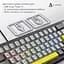 Механическая клавиатура Ajazz AK650 Moon Yellow Switch Black USB-C (AK650-MY-GWY) - миниатюра 10