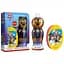 Набір Air-Val Paw Patrol Chase Шампунь–гель 2в1 1Д 400 мл + мочалка (8411114097398) - мініатюра 1