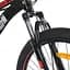 Велосипед MTB2602-2, 26 дюймів, алюмінієва рама 13 Shimano 21SP чорно-червоний - мініатюра 6