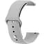 Силиконовый ремешок BeCover для Samsung Galaxy (20 mm)/Watch 5/ Watch 4 40/44mm/Watch 4 Classic 42 mm/Watch Active/Active 2 40/44mm/Watch 3 41 mm/Gear S2/Classic/Gear Sport Light Gray (710497) - миниатюра 1