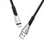 Кабель Hoco U48 Micro USB Superior speed 1 метр чорний посилений - мініатюра 1