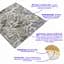 Декоративна 3D панель самоклейка 700х770х5мм Чорний мармур (цегла) (061-5) SW-00000036 - мініатюра 2