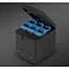 Зарядний пристрій Telesin 3 Slots LED Storage Charger Box для GoPro 8/7/6/5 з двома акумуляторами BTR-802-B [105542] - мініатюра 3