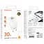 МЗП Borofone BA94A Lustrous PD30W+QC3.0 (1USB-A/1C) + кабель Type-C to Lightning White - мініатюра 5