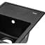 Кухонна мийка Lidz 620x435/200 BLM-14 чорний металік (LIDZBLM14620435200) - мініатюра 3