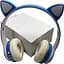 Бездротові навушники Opt-Top cat ear vzv-23m з підсвічуванням + FM-радіо + MicroSD Bluetooth сині (1756375582) - мініатюра 8