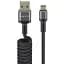 Кабель спиральный Havit HV-CB6250 2.4A Micro USB 1.5 м (HV-CB6250) - миниатюра 2