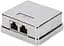 Настінна розетка CАТ 6A STP 2xRJ45 8P8C для зовнішньої проводки Digitus teh0018040 - мініатюра 1