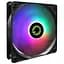 Вентилятор 120 мм GameMax AirForce 12X 120х120х25 мм RGB LED підсвічування 1100 об/хв 23.7 дБ(А) 3-pin / Molex (GMX-AF12X) - мініатюра 1