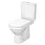 Унитаз-компакт ZIP Cersanit Zip 783 SimpleOn 021 3/5 л с сиденьем duraplast Soft Close K119-023 - миниатюра 1