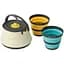 Набір посуду Sea To Summit Frontier UL Collapsible Kettle Cook Set 2P (1033-STS ACK025031-122101) - мініатюра 1