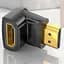 Перехідник Vention HDMI Male to HDMI Female 90° Black (AIOB0-2) 2 штуки - мініатюра 3