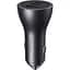 Автомобільний зарядний пристрій Baseus Golden Contactor Triple Fast Charger Car Charger 65W U+C+C CGJP010013 Dark Grey - мініатюра 3