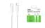 Кабель Belkin USB-C > USB-C заряджання/синхронізації 1м, 240Вт, Type-C, плетений, білий teh0013627 - мініатюра 3
