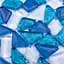 Скляна мозаїка Mosaaro Mosaic mix: blue, white, glitter blue (MA5001) - мініатюра 2