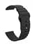 Ремінець BeWatch для Samsung Galaxy Watch 42/3 41 мм/Active/Active 2 силіконовий 20 мм Wave Чорний (1010701) - мініатюра 2